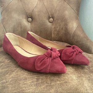 J. Jill Pointed Toe Bow Flats